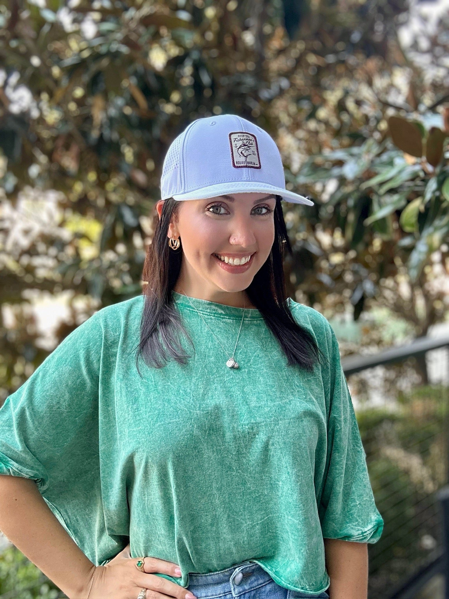 Unisex Fisherman's Club Trucker Hat Boujee Marlin