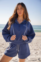 Seahorse Breezy Crop Hoodie