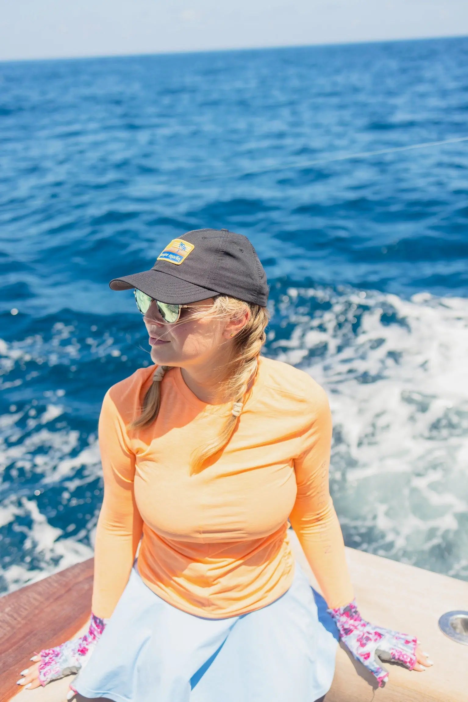 Sunset Ponytail Hat Boujee Marlin