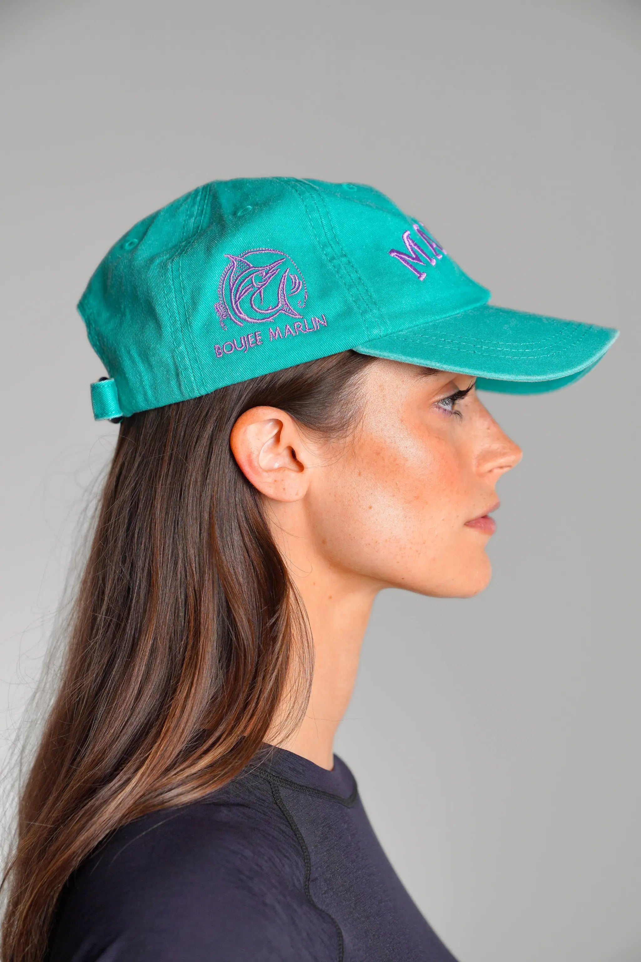 Marlin Dad Cap - Seafoam Boujee Marlin