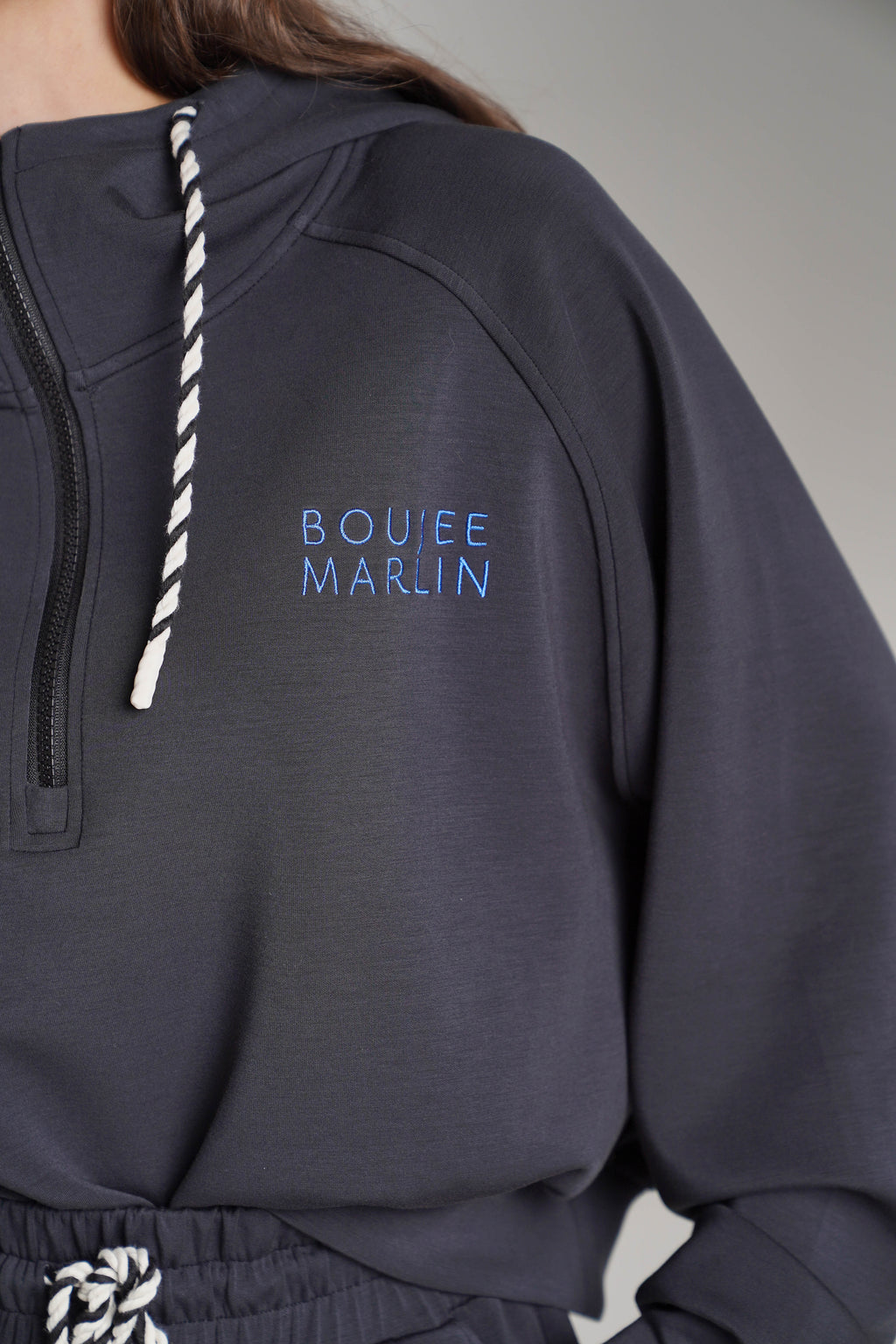 Sunset Breezy Crop Hoodie