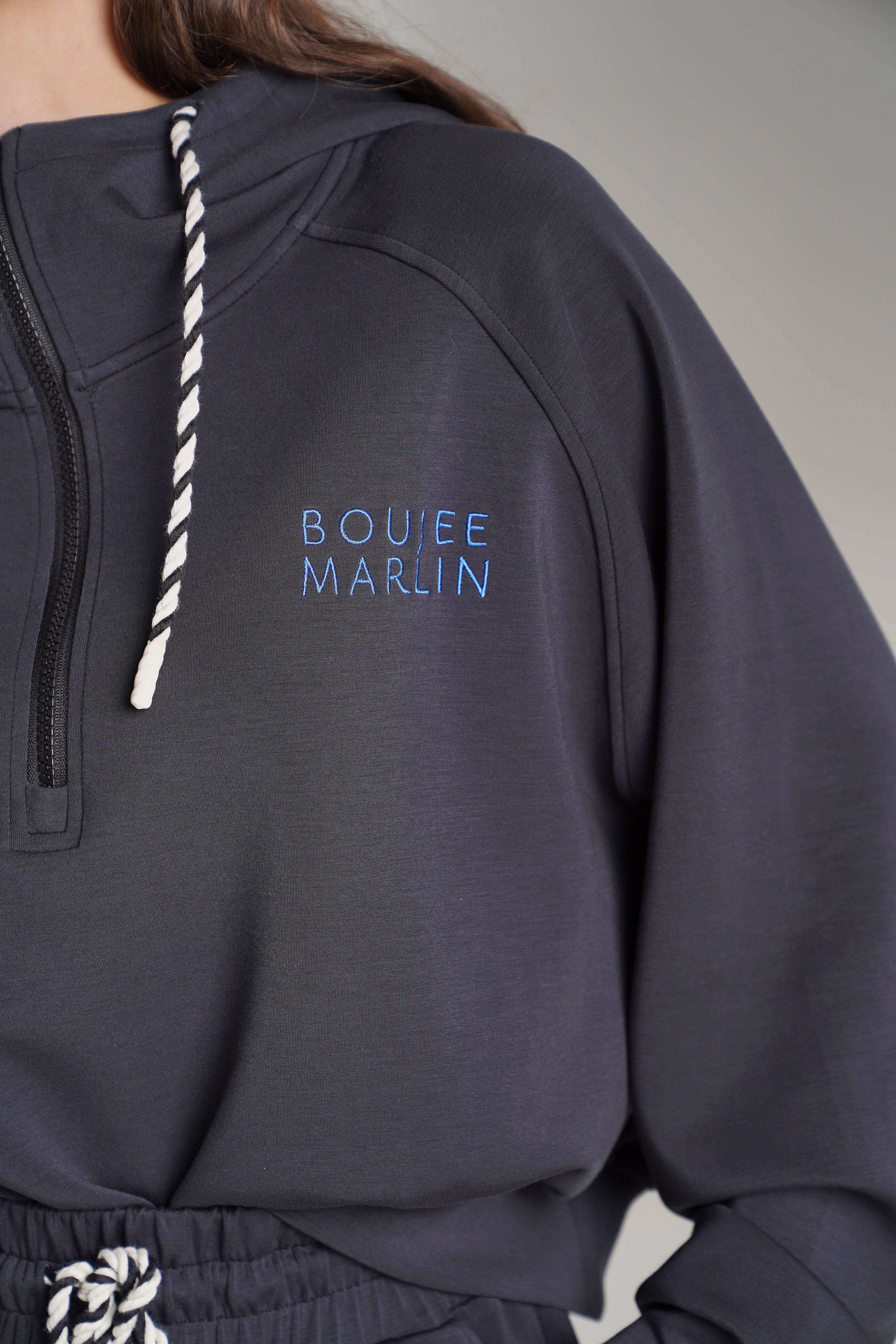 Sunset Breezy Crop Hoodie