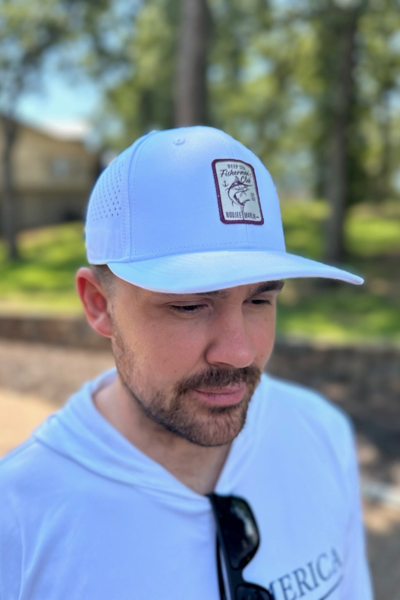 Unisex Fisherman's Club Trucker Hat Boujee Marlin