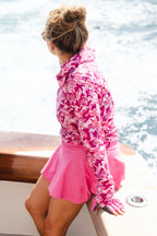Tight Lines Hoodie - Plum Camo