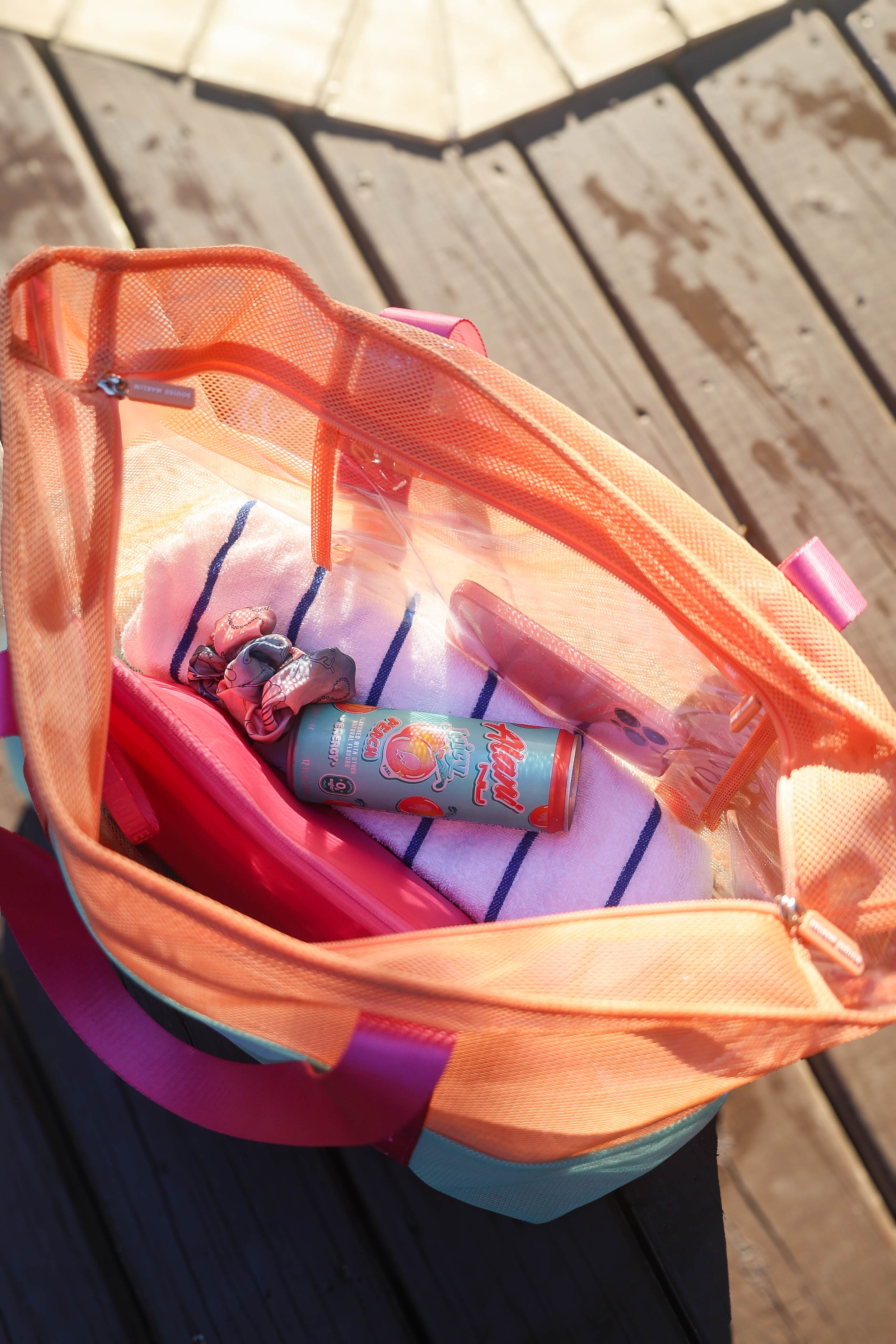 Boujee Beach Bag - Starfish Coral