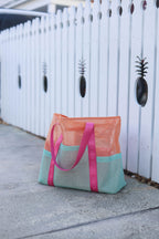 Boujee Beach Bag - Starfish Coral
