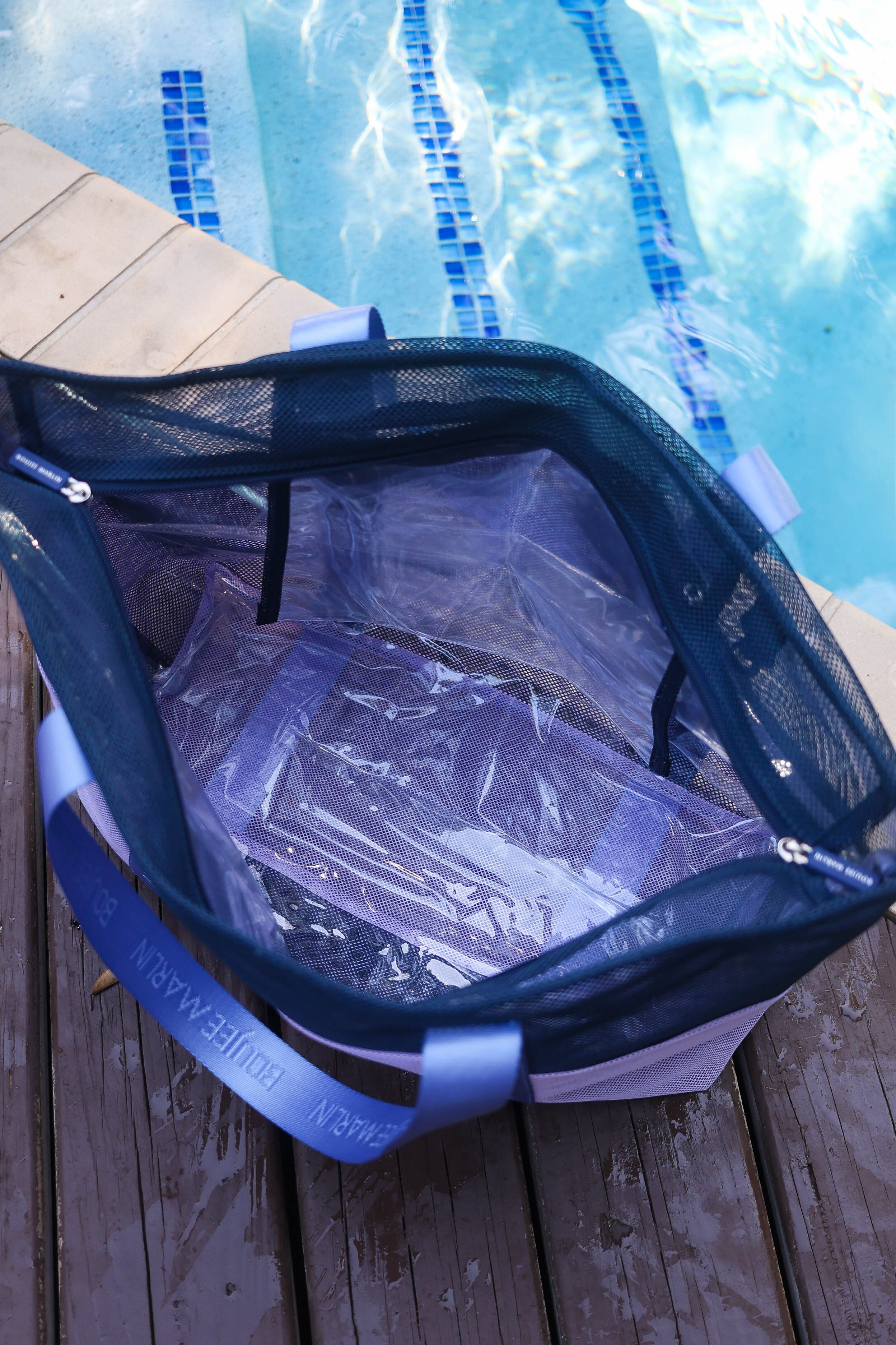 Boujee Beach Bag - Deep Sea
