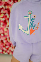 Anchor Breezy Crop Hoodie
