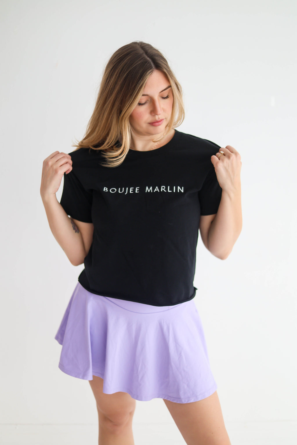 Boujee Marlin Crop Tee
