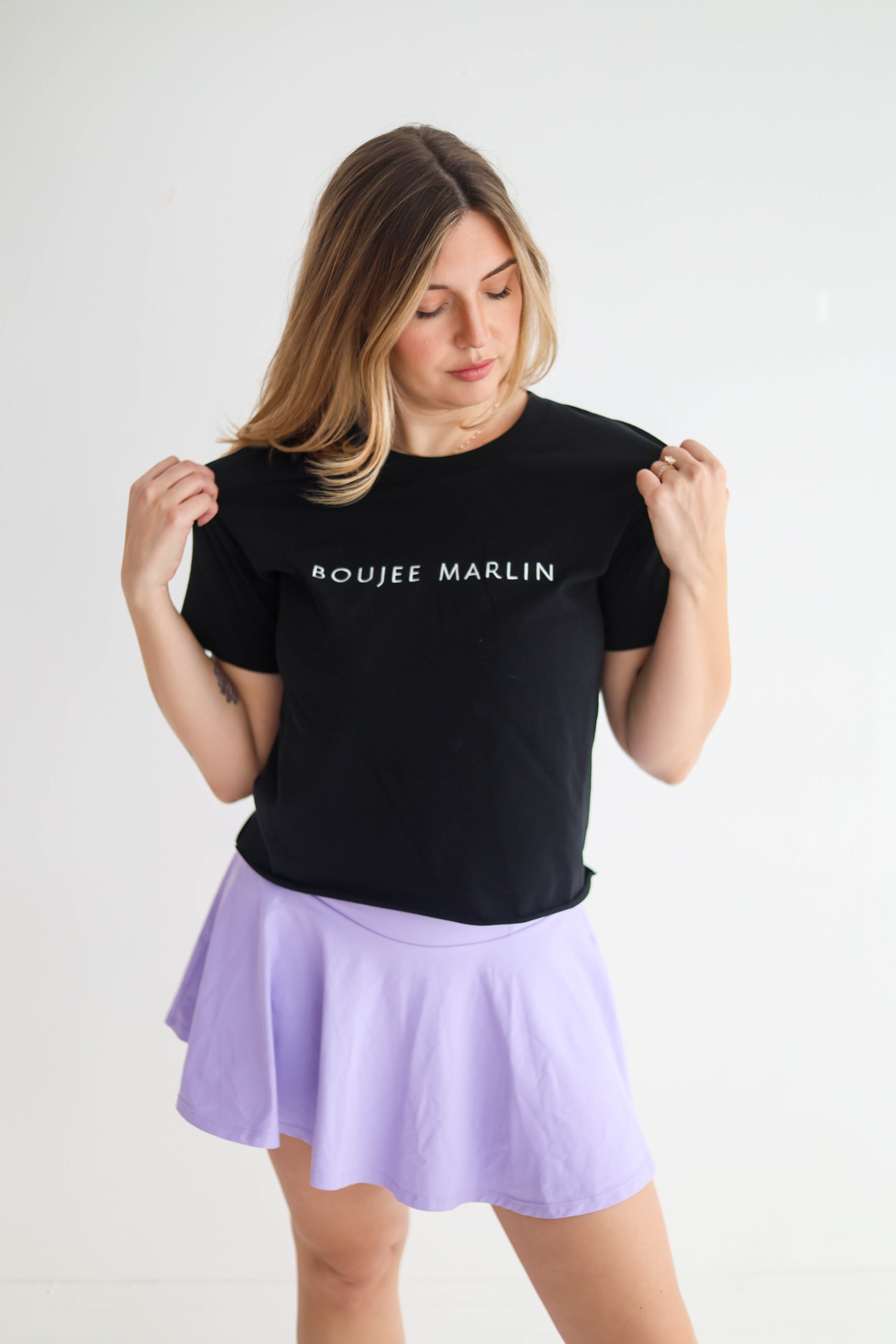 Boujee Marlin Crop Tee
