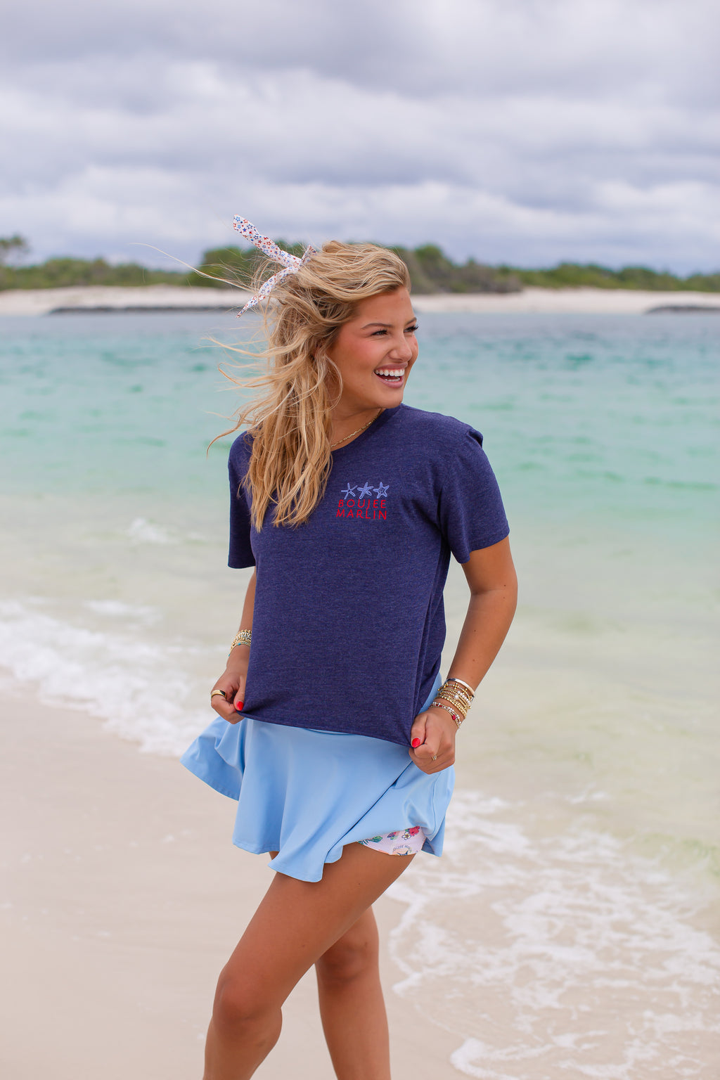 American Seas Crop Tee