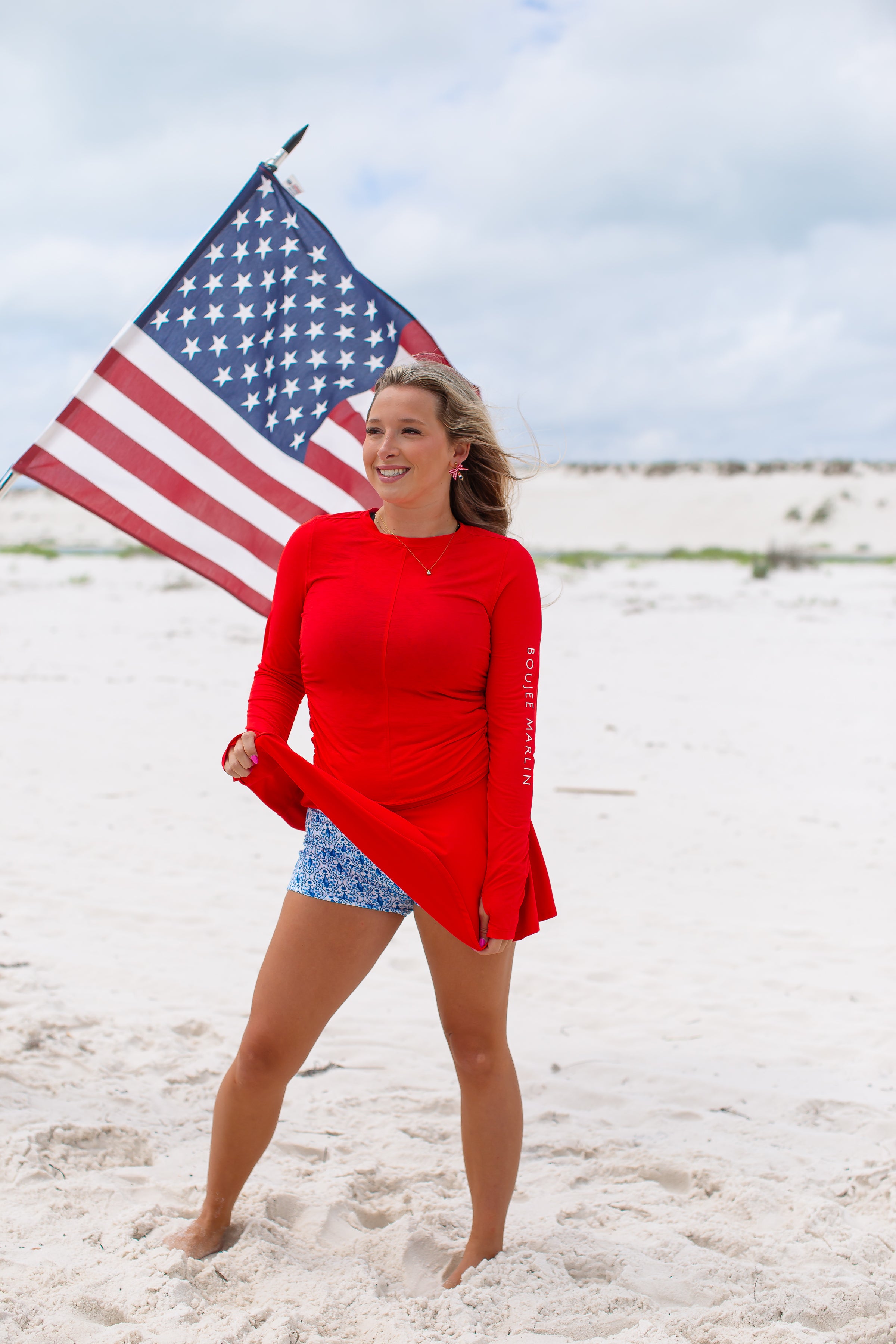 Offshore Long Sleeve - Liberty Red