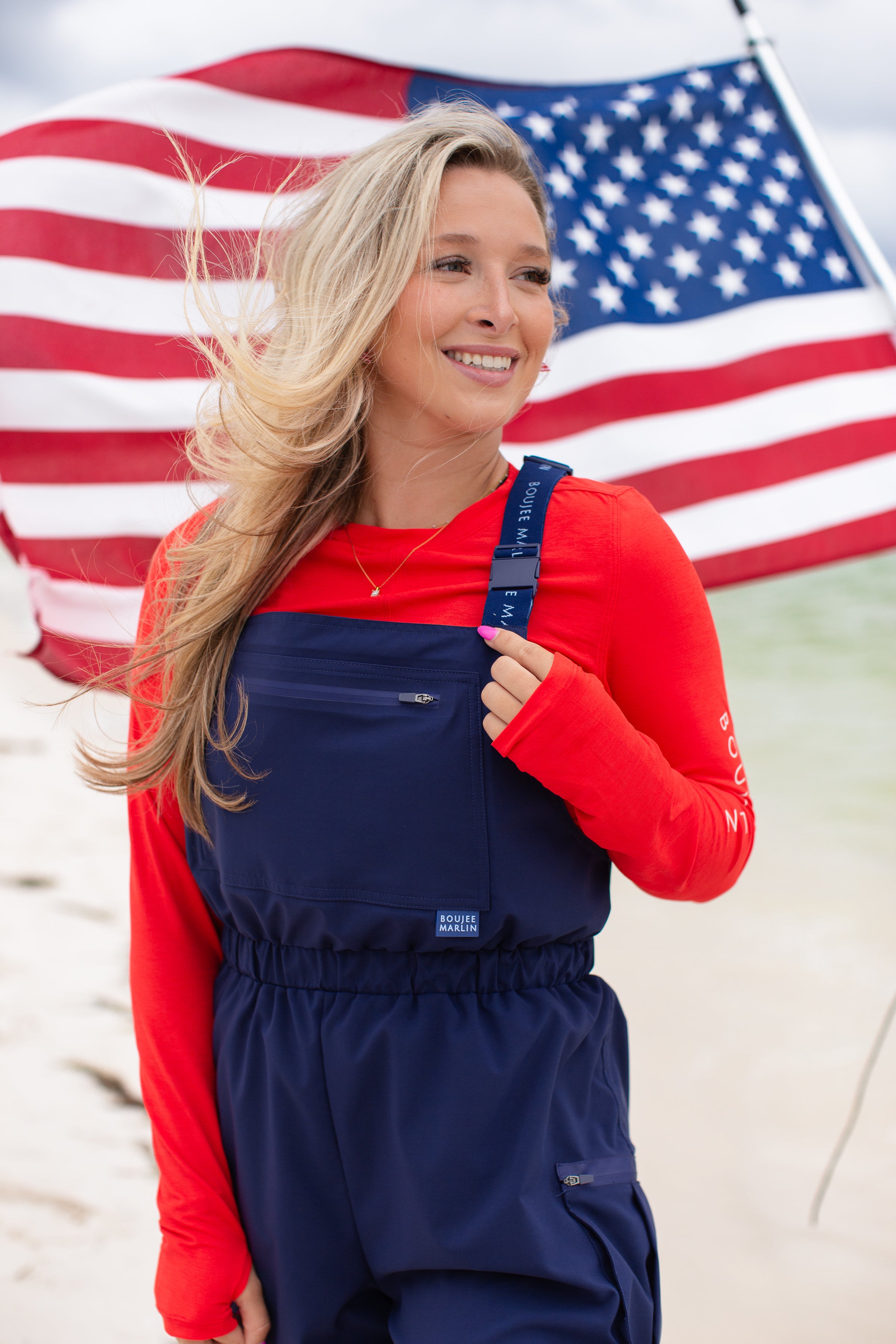 Offshore Long Sleeve - Liberty Red