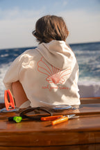 Seashell Breezy Crop Hoodie