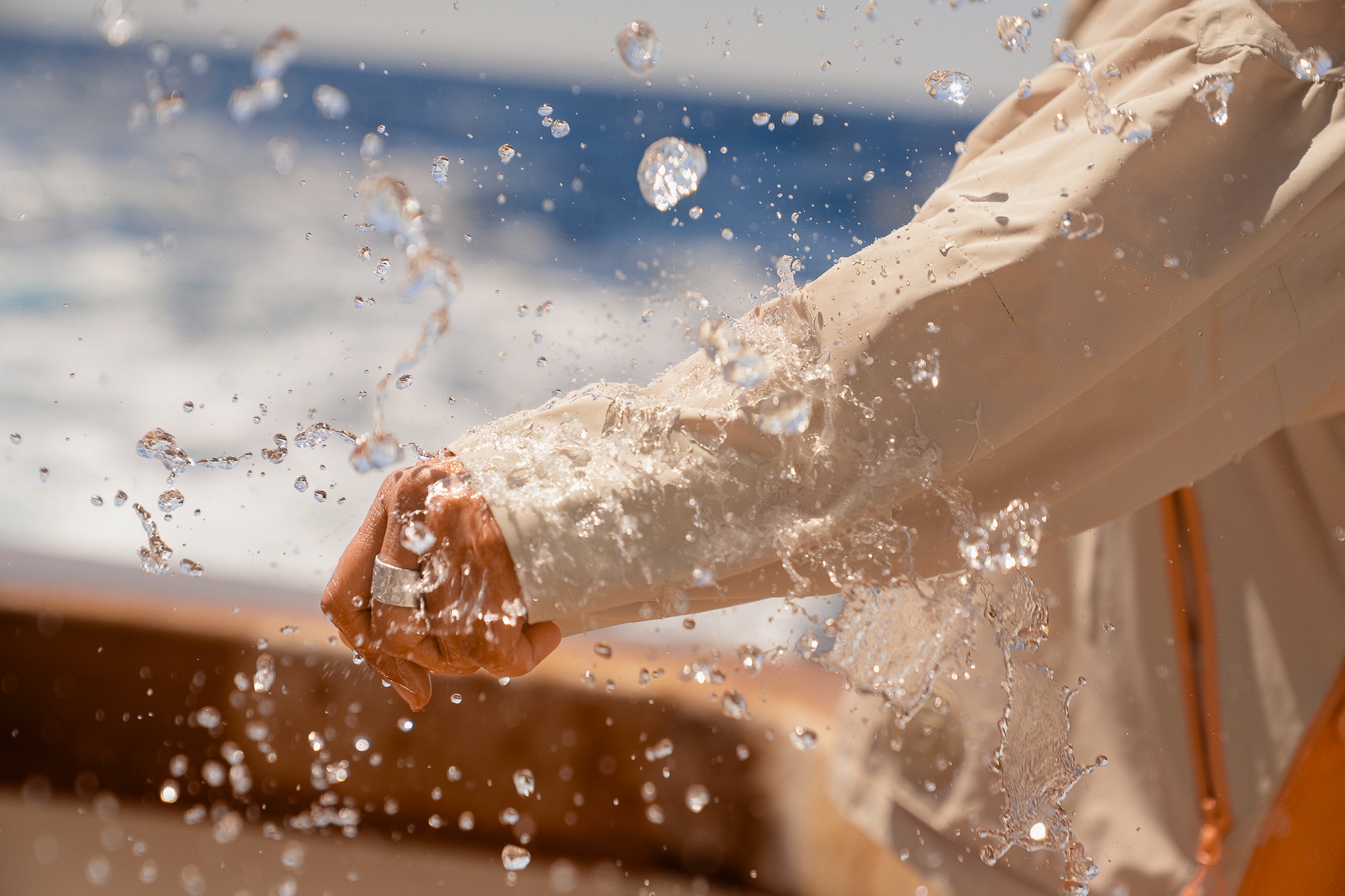 High Seas Jacket - Sand Dollar