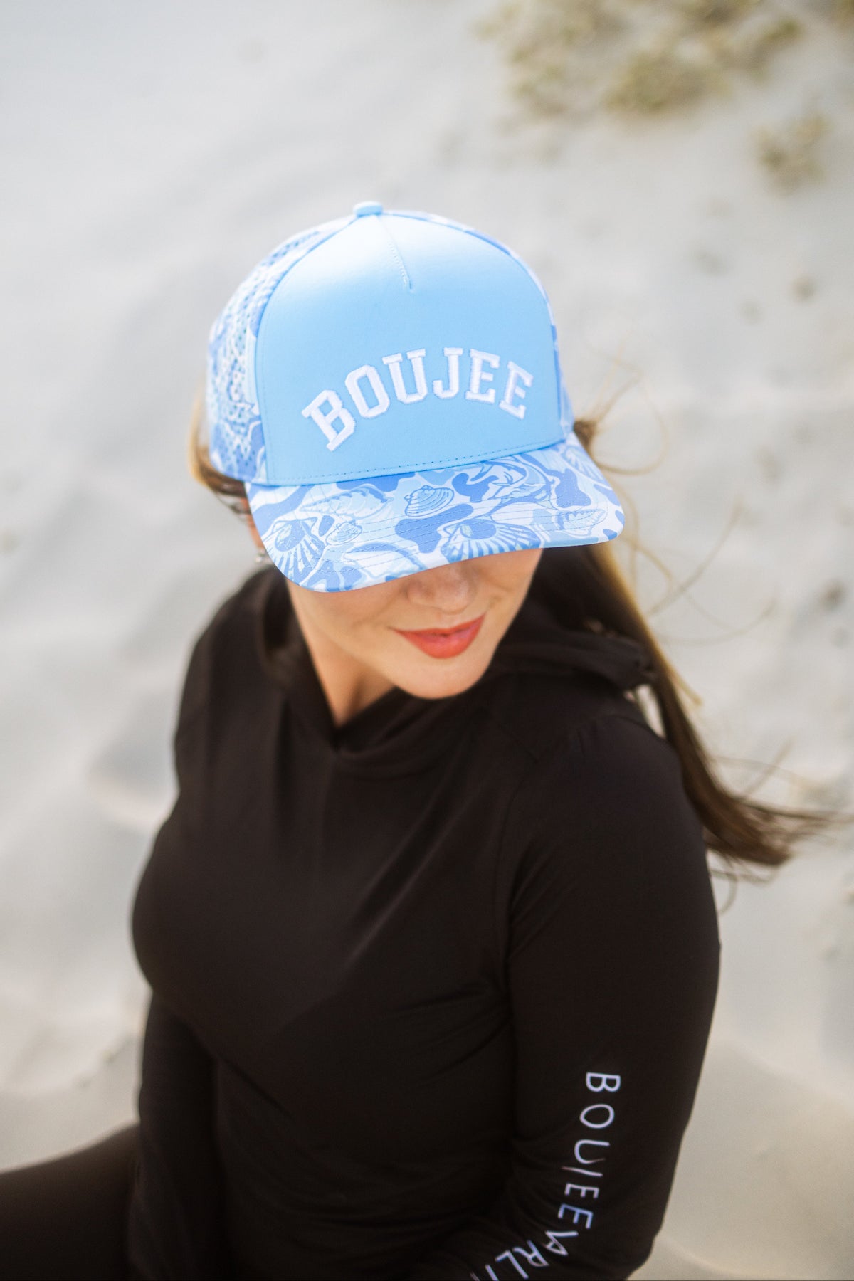 Boujee Hat - Blue Camo