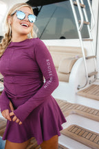 Offshore Long Sleeve - Plum Tide