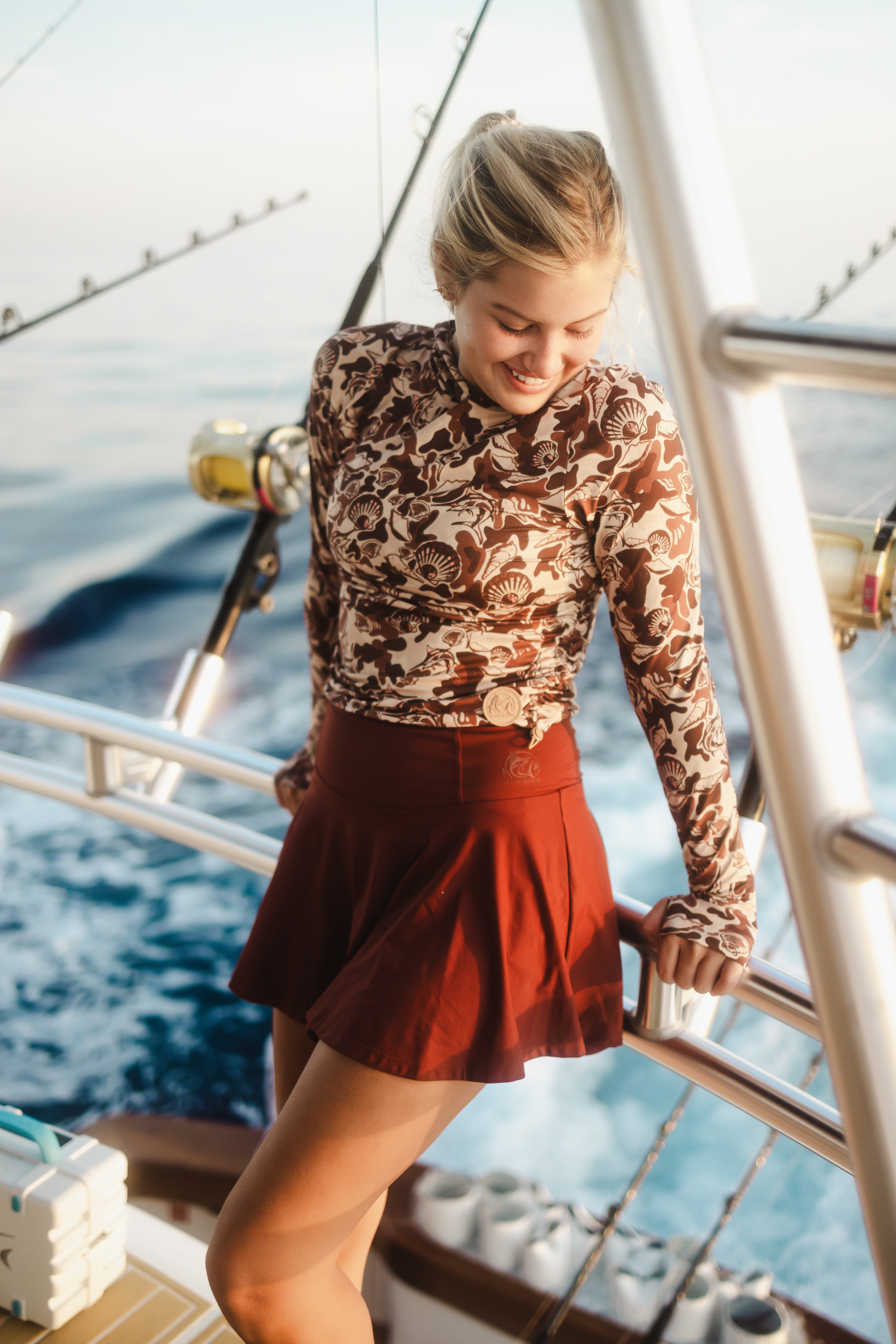 Swivel Skirt - Deep Brown