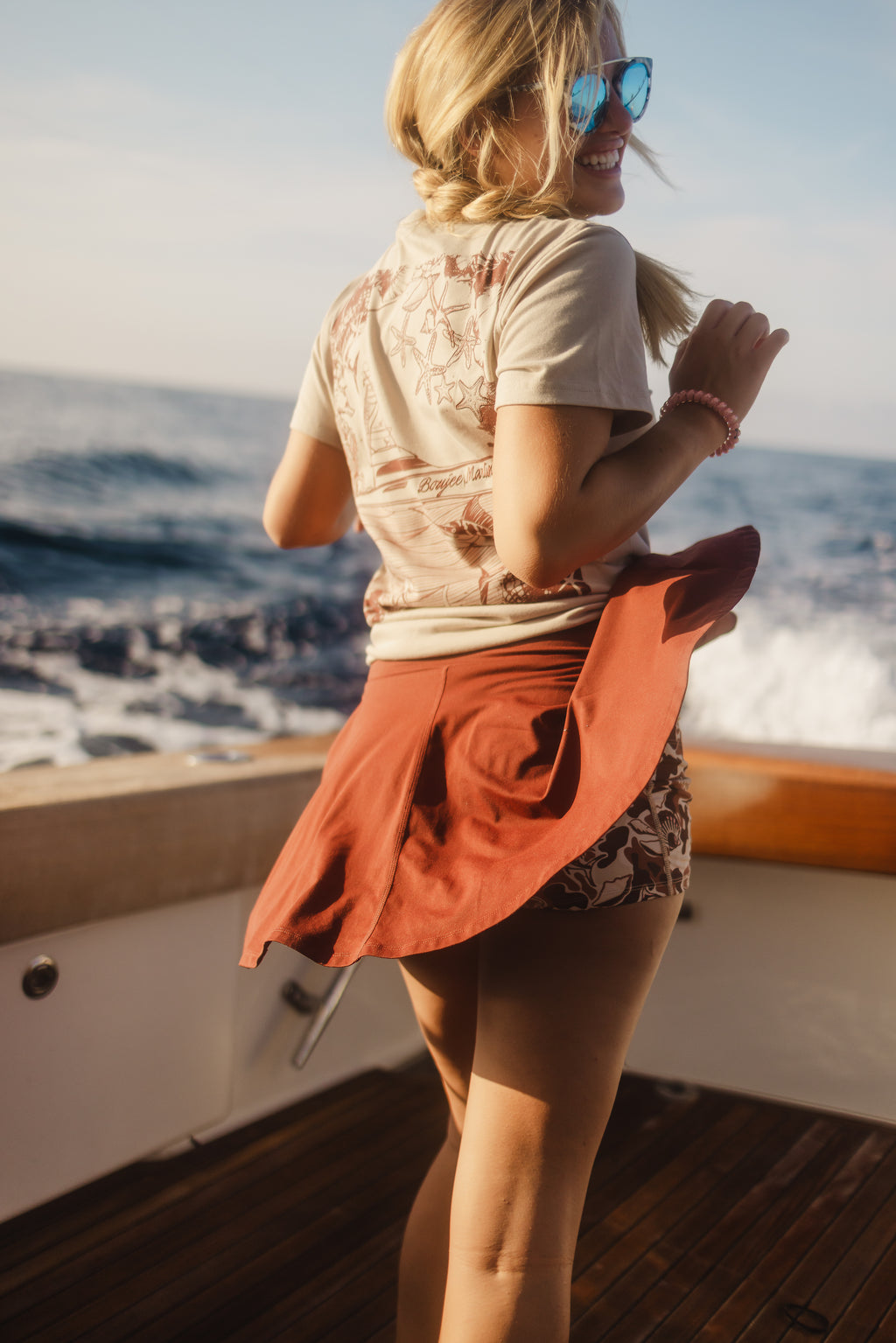Swivel Skirt - Deep Brown