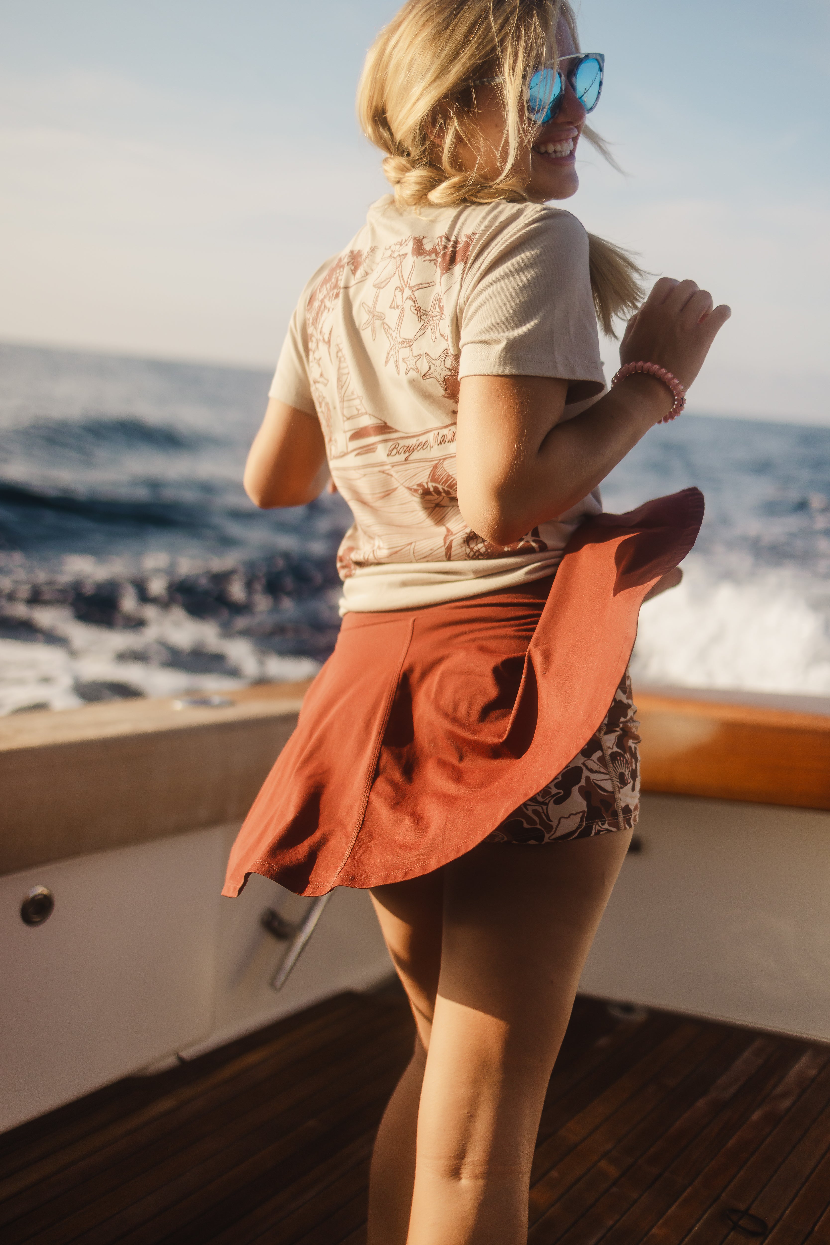 Swivel Skirt - Deep Brown