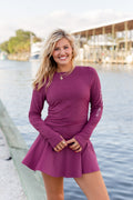 Offshore Long Sleeve - Plum Tide