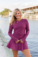 Offshore Long Sleeve - Plum Tide