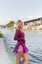 Offshore Long Sleeve - Plum Tide