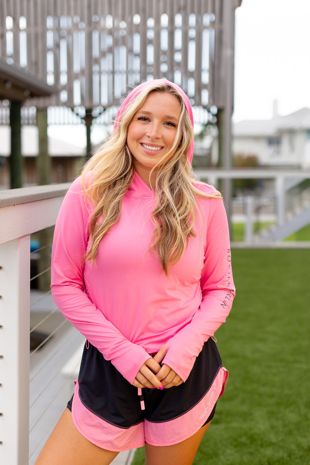 Tight Lines Hoodie - Pink Marlin