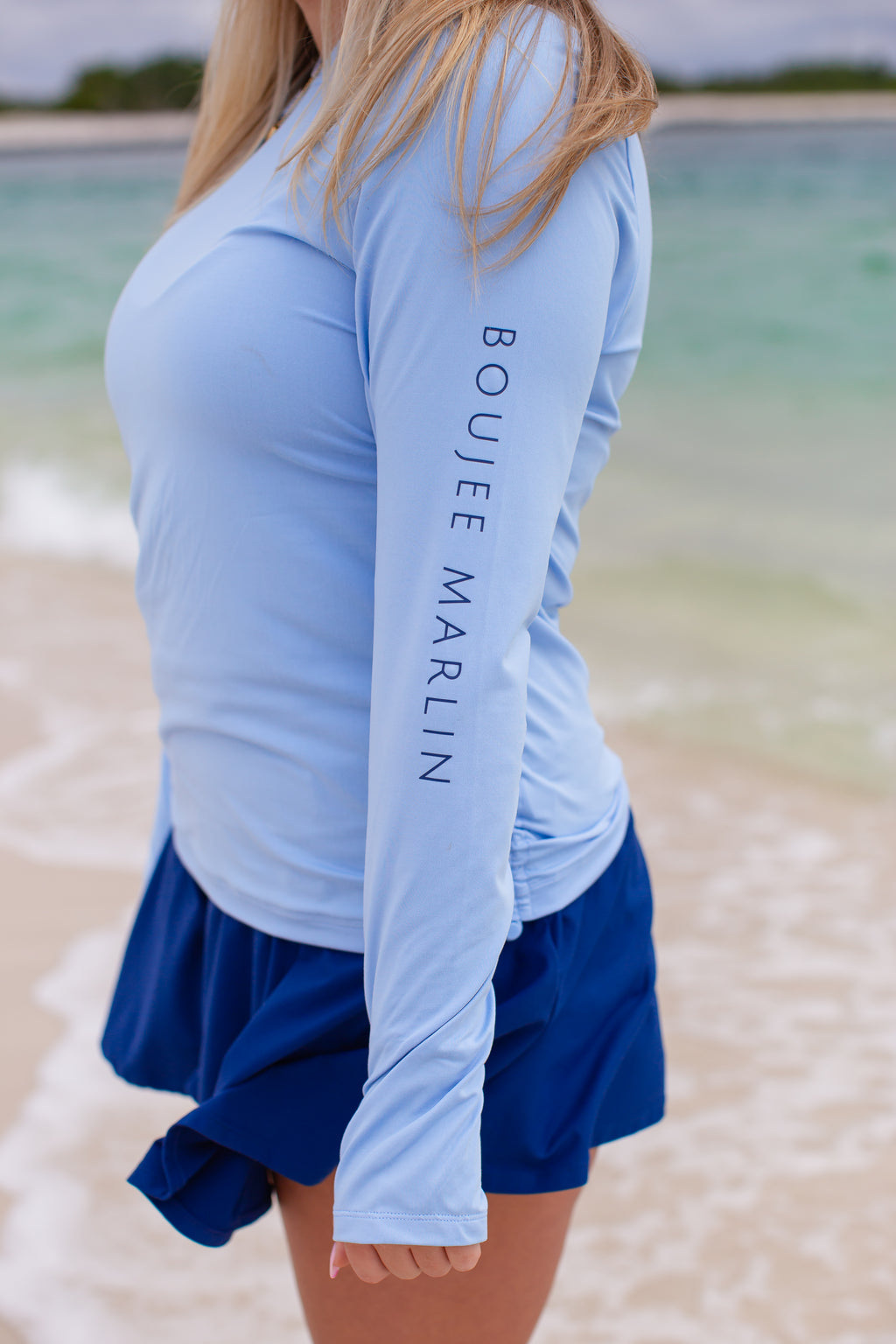 Tight Lines Hoodie - Bluefin