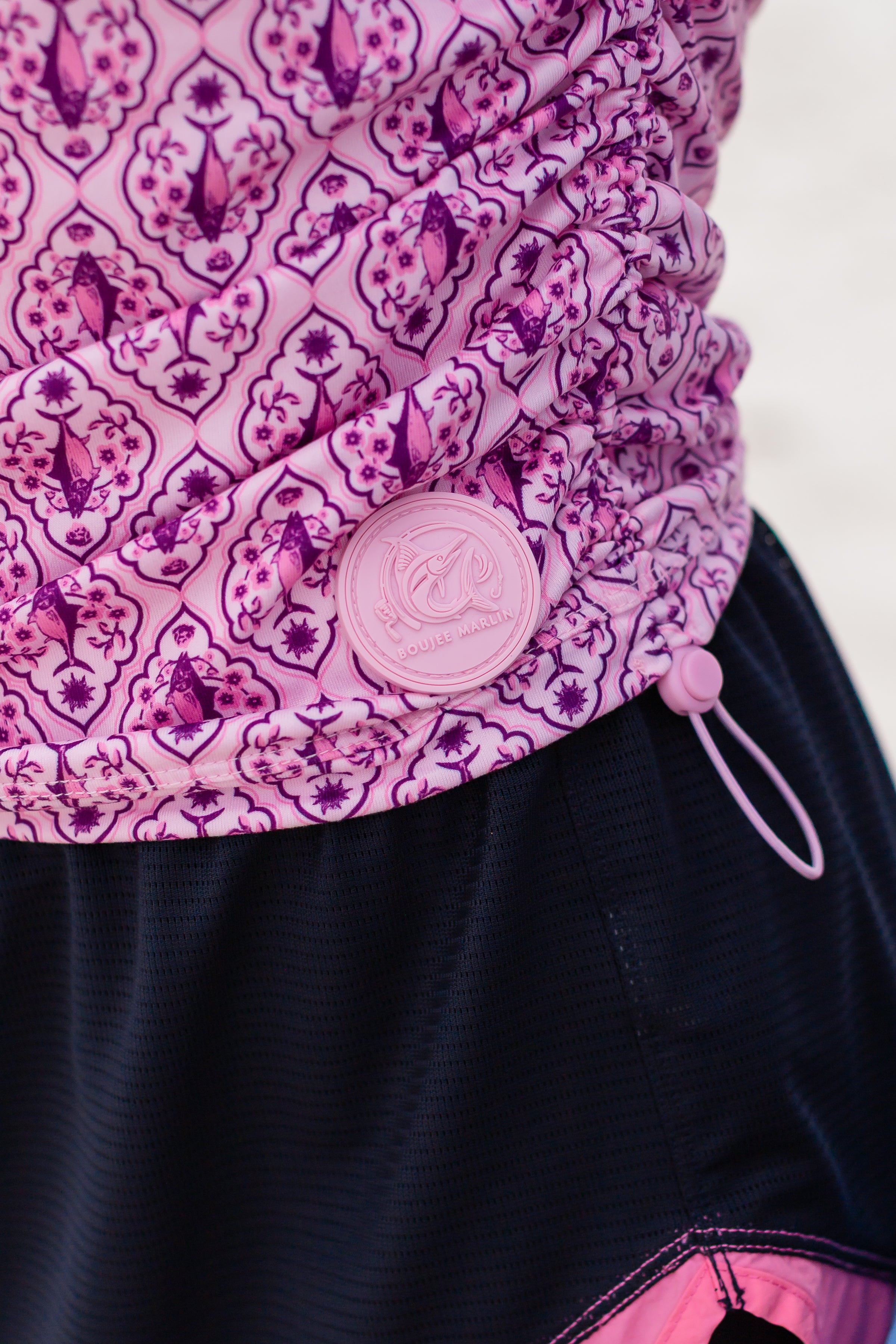 Tight Lines Hoodie - Pink Tuna